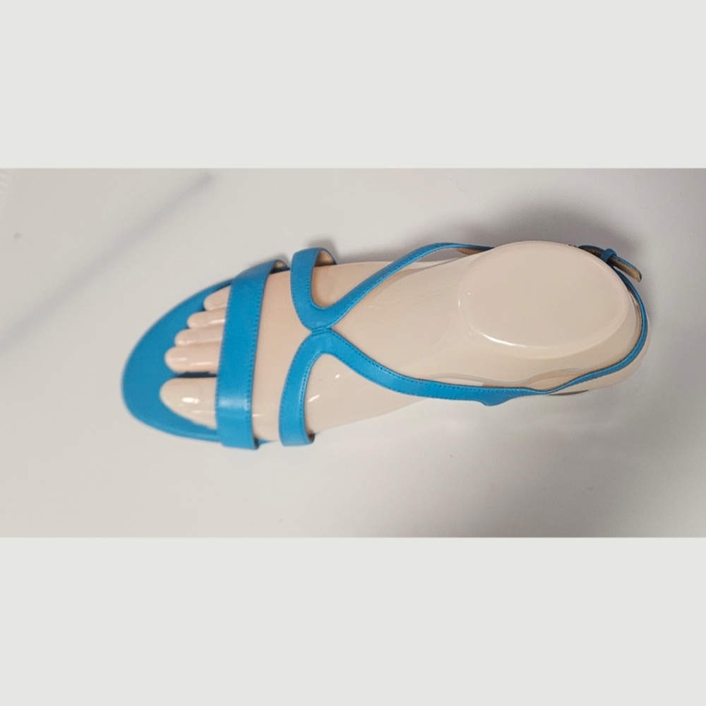 Keri Strap Sandals, Nappa Leather, Blue, 5.5M, New✔️ - Picture 5 of 8